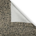 thumbnail image 3 of Classical Curtains 2 Panels Set, Retro Theme of Floral Details Plants Leaves Flourishing Botanical Art, Window Drapes for Living Room Bedroom, 55"W X 39"L,Dark Sepia and Tan, by Ambesonne, 3 of 3