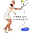 thumbnail image 2 of Solo tennis trainer rebound ball, fill & drill tennis trainer with string, rebounder tennis practice, 2 of 5