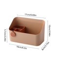 thumbnail image 3 of Organization and Storage QTOCIO Solid Color Bathroom Desktop Mirror Cabinet Storage Box Dressing Cosmetics Sink Bathroom Storage Rack Separable Installation, 3 of 5