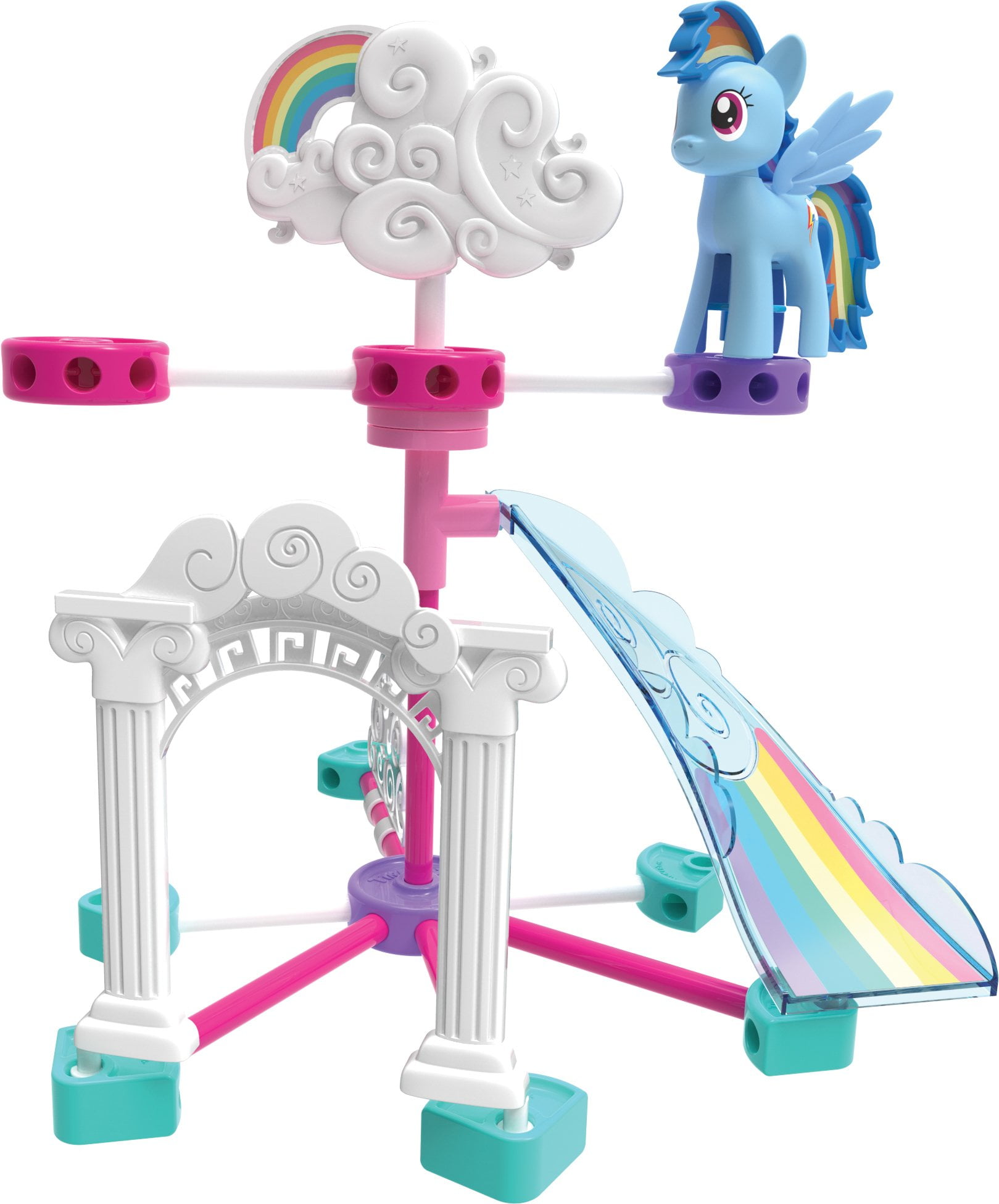k nex my little pony rainbow dash clouds dale building set 32 piece
