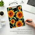 thumbnail image 5 of FMSHPON Colorful Floral Sunflower Clipboard Hardboard Wood Nursing Clip Board and Pull for Standard A4 Letter 13x9 inches, 5 of 8