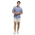 thumbnail image 4 of Men's IZOD Saltwater 7-Inch Flat Front Chino Shorts Color: Cadet Navy Size: 44, 4 of 4