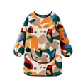 thumbnail image 3 of Kiijoy Kids Art Apron Camouflage Long Sleeve Painting Smock for Boys & Girls, Sizes 9-12, 3 of 7