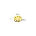 thumbnail image 2 of Unique Bargains 8mm Spacer Beads, 100pcs Bead Spacers Rhinestone Round Bulk Beads for Jewelry Making, Gold, 2 of 5