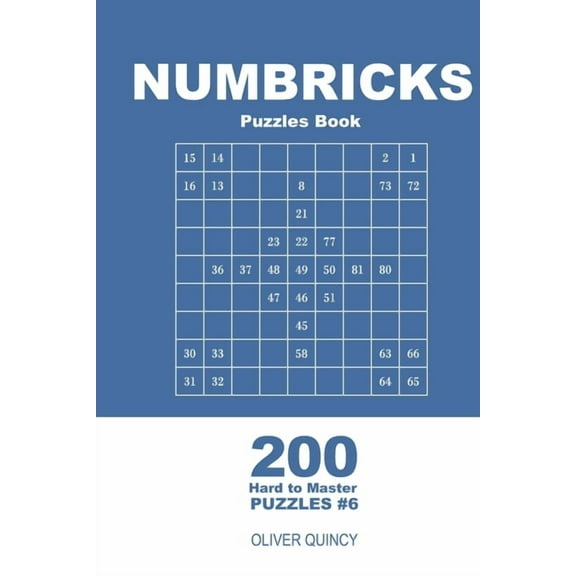 Numbricks Puzzles Book - 200 Hard to Master Puzzles 9x9 (Vol