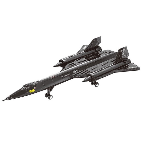 WANGE 4005 Blackbird SR-71 Reconnaissance Aircraft Building Block Set with Special Parts