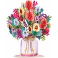 thumbnail image 4 of KALAKALA HugePop Mother's Day Pop Up Card, 3D Harmony Flower Bouquet, With Detachable Paper Flower Bouquet, Gift for Mothers Day, Birthday, Graduation, Get Well, Thank You, All Occasion - Jumbo, 4 of 4