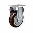 thumbnail image 3 of Polyurethane Top Plate Rigid Caster with 4 Inch Maroon Wheel - 350 lbs. Capacity Per Caster - Service Caster Brand, 3 of 4