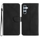 thumbnail image 1 of For Samsung Galaxy A56 Case Skin-Touch Lines PU Leather Flip Phone Cover - Black, 1 of 5