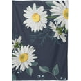 thumbnail image 2 of SKYSONIC Daisy Flower Tablecloth Waterproof Washable Polyester Square Table Cover Durable Tablecloth for Kitchen Dining Table Party Decor (54 X 54 Inch), 2 of 7