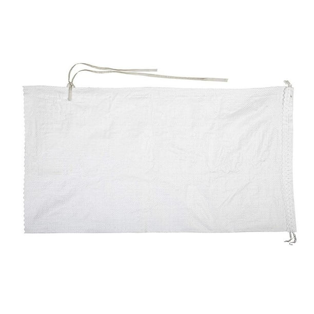 Sacos De Arena Blancos Vacíos Con Correa De Amarre Sacos De Arena De Protección Contra Inundaciones Para Llenado De Agua De Inundación 10Pcs sonducket HA037254-00