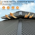 thumbnail image 6 of Aoodor 16' x 12' Hardtop Aluminum Gazebo, Ventilated Double Tops with UV Resistant, 6 of 12