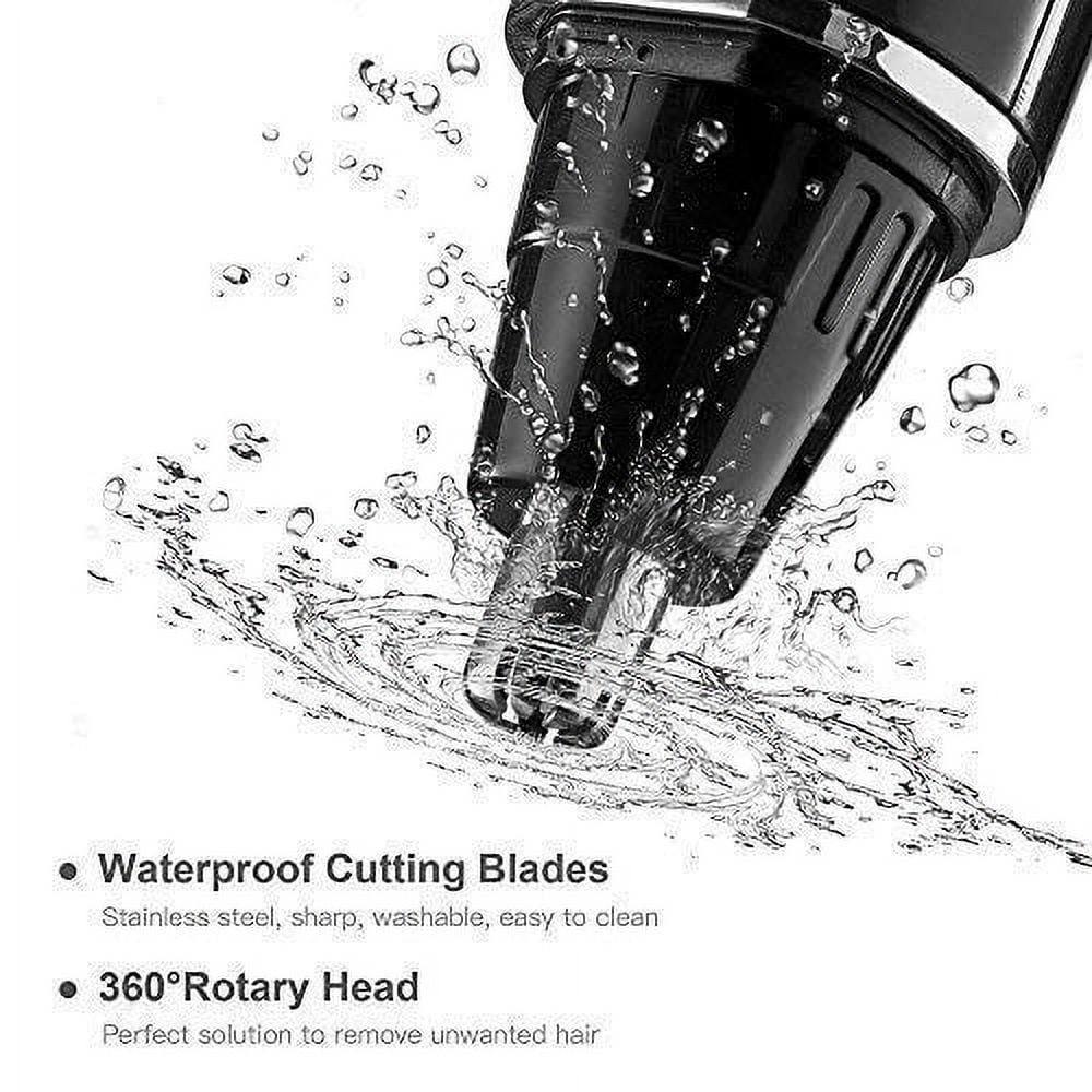 4 in 1 Nose Hair Trimmer, Rechargeable Nose Hair Ear Beard Eyebrow Trimmer Waterproof for Men and Women