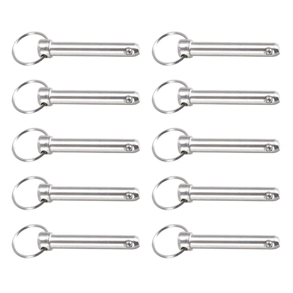 Carbon Steel Ball Detent Pins Tool 10pcs Set 12 Size Available Durability Push Button Locking System Easy Installation