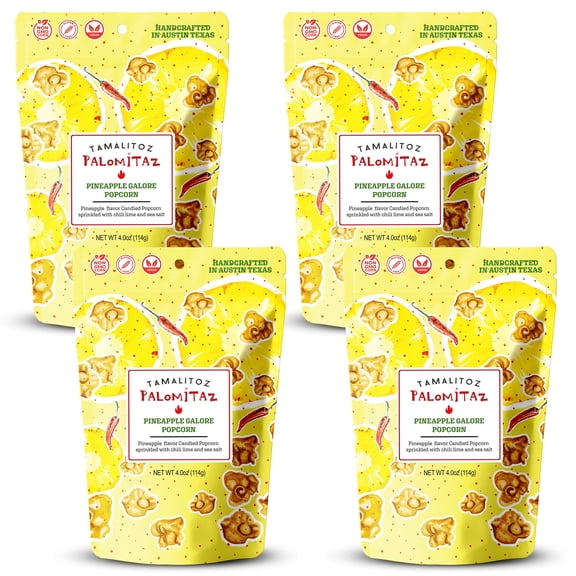Pineapple Galore Palomitaz Popcorn by Sugarox 4pk