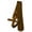 Brown, variant on Martin Ball Glove Leather Guitar Strap, Black