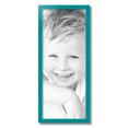 thumbnail image 2 of ArtToFrames 11x27 inch Distressed Aqua Picture Frame, Green Wood Poster Frame (4485), 2 of 8
