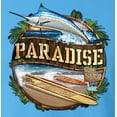 thumbnail image 2 of Mens Manu Bay Surf Company PARADISE SURF SHACK MARLIN T-shirt, 5XL Charcoal Grey, 2 of 3