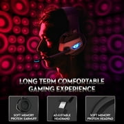ONIKUMA Gaming Headset for Xbox One, PS4, Switch, PC - Surround Sound, Noise Reduction Game Earphone with Mic - Easy Volume Control - 3.5MM Jack for Smart Phone, Laptops, Computer(Black)