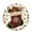A, variant on Christmas Santa Pearl Rhinestone Diamond Painting Hanging Ornament Handmade Crystal Bead Craft Decor 25x25cm