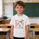 thumbnail image 2 of Camiseta Gráfica de Manga Corta Linda para Niños Niños Niñas, Temporada Escolar Impresión Tee Vestir de Verano Casual, 2 of 9