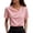 Pink, variant on Kelon Womens Summer Tops Short Sleeve Shirts V Neck Business Casual Blouses Dressy Work Tunic Tops, S