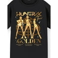 thumbnail image 5 of K-Pop Demon Hunters Girls' Short Sleeve Graphic T-Shirt, Golden Tour, Sizes 4-16, 5 of 5