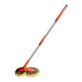 thumbnail image 1 of Fregona para lavado de autos, microfibra suave, mango ajustable, multifuncional, cepillo para lavado de autos sin rayones, 3 secciones, 1 of 9
