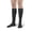 Black, variant on Ames Walker AW 638 Men's Microfiber Knee High Socks 8-15 mmHg