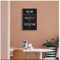 thumbnail image 3 of Inspirational Painting Poster Motivational Canvas Wall Art Grind Verb Hustle Verb Execution Noun Print Artwork Home Office Wall Decor Frame Ready to Hang[12\u2033W X 18\u2033H], 3 of 6