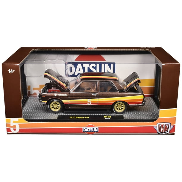 1970 Datsun 510 #5 Brown Metallic with Stripes Limited