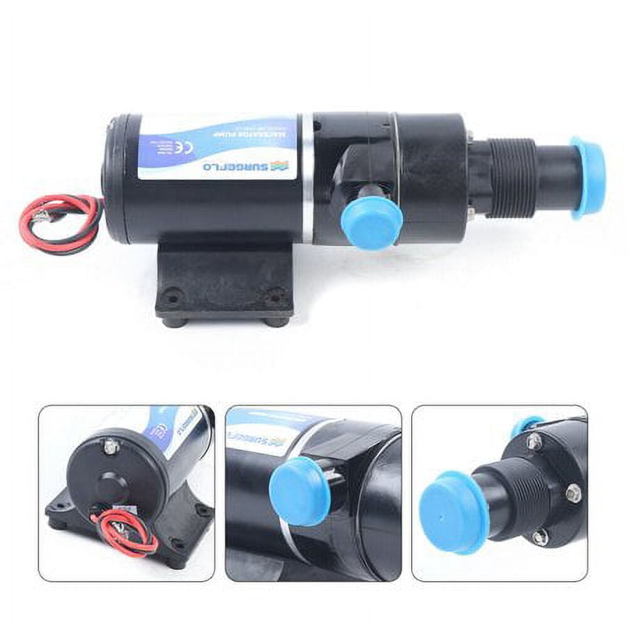 Lift UP to 9.8 Feet Macerator Waste Water Pump Boat RV Marine 45L/min 12V
