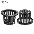 thumbnail image 3 of Uxcell Garden Slotted Mesh Cups Hydroponic Net Pots Plastic 5 Inch, Suitable for Planting, Black 10pcs, 3 of 5