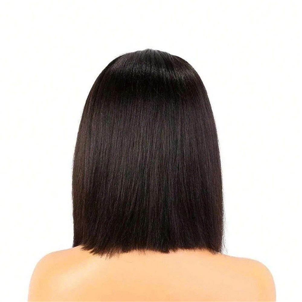 Short Straight Side Part Bob Human Hair Wigs Bob Part Lace Wigs Indian Hair Wigs