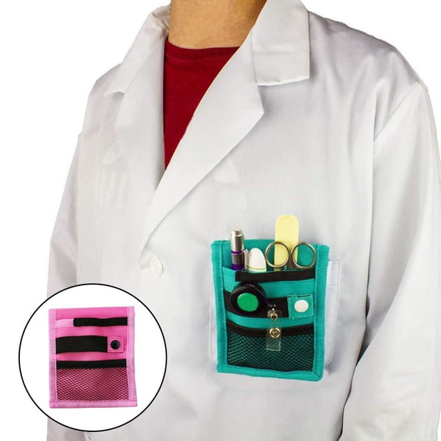 Organizador de estuche para bolígrafos BLESIY para batas de laboratorio estuche utilitario bolsa organizadora de enfermeras