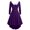 Purple, variant on Christmas Dress For Women Evening Party Dress Hot s Women Plus Size Dress Solid Long Sleeve Christmas Soft V-Neck Draw Back Swing Dress