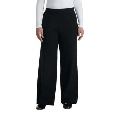 Splendid Women's Wide Leg Sweater Pants-Black