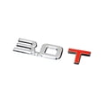thumbnail image 2 of Walbest 3.0 T Turbo Metal Trunk Emblem Badge Decal Sticker fit for Universal Car SUV, 2 of 7