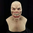 thumbnail image 4 of Cubierta Facial Creepy Gagtooth Payaso Disfraces De Halloween Scary Follower Cubiertas Faciales Realistas Horror Gruesome Shield Suministros Para Fiestas Methold HA033307-00, 4 of 6