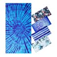 thumbnail image 5 of Toalla de playa de 75*150CM, rayas azules, 5 of 5