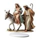 thumbnail image 2 of Adorno acrílico plano 2D, estatua de de Jesús con soporte de Base, decoración del hogar, escultura decorativa de Belén para interior, 2 of 8