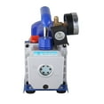 thumbnail image 3 of 1 Stage 3.5CFM/4CFM Rotary Vane Vacuum Pump HVAC R410a R134+ Electromagnetic Valve+ Precision Gauge ,Easy to Install, 3 of 4