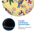 thumbnail image 5 of Disketp Beautiful Bright Birds And Flowers Small Mouse Pad 7.9x7.9 Inches,Washable Round Mousepad For Office Laptop Computer,Non-Slip Rubber Base Mouse Pads For Wireless Mouse, 5 of 9