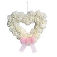 thumbnail image 1 of Inteprter San Valentín Romántico Lleno De San Valentín Para La Pared De La Puerta Para La De San Valentín Día De San Valentín Dulzura Para Flores artificiales Blanco 35*32*4CM, 1 of 6