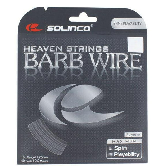 barb wire 16l 1.25mm tennis string