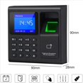 thumbnail image 4 of 2X Biometric RFID Access Control System RFID Keypad USB Fingerprint System Electronic Time Clock Attendance Machine,2 set x fingerprint time clock,black, 4 of 8