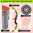 thumbnail image 2 of Juguete De Arco Con Luz Y Flechas 6 Flechas Set Para Niño, 2 of 5