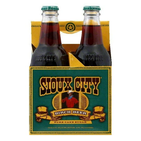 Birch Sofa - Sioux City Birch Beer Soda 4 (6) packs, Total of 24 bottles