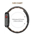 thumbnail image 6 of Compatible with Apple Watch Band 45mm 41mm 44mm 42mm, Natural Red Sandalwood Wooden Stainless Steel Link Bracelet Strap for Apple Watch SE Series 7 6 Series 5 4 3 2 1, 6 of 9