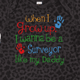 thumbnail image 4 of Inktastic Surveyor Like Daddy Boys or Girls Baby Bodysuit, 4 of 5